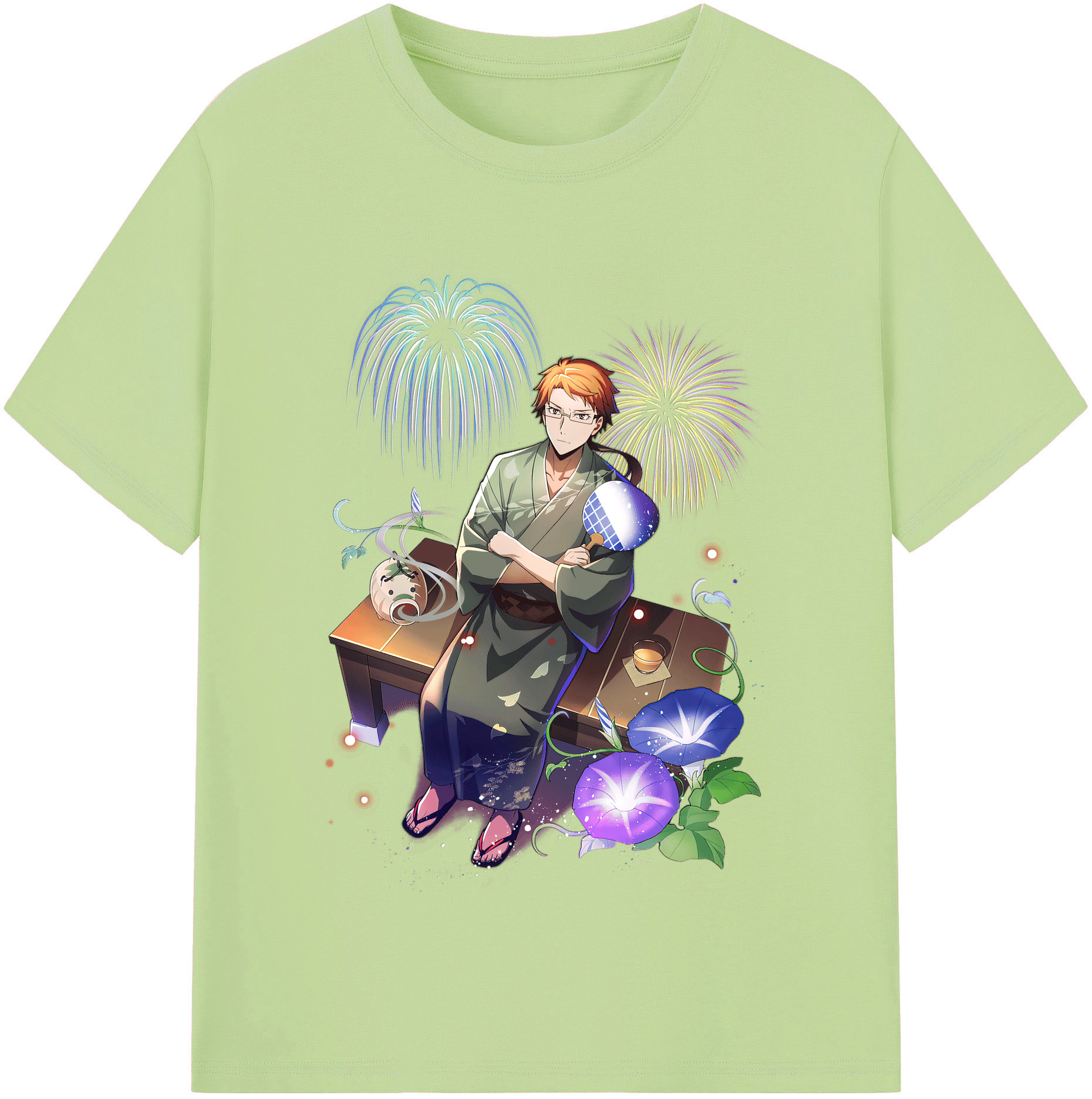 （画像用） 文豪ストレイドッグス Bungo Stray Dogs 綿100％半袖Tシャツ（フロントプリント）